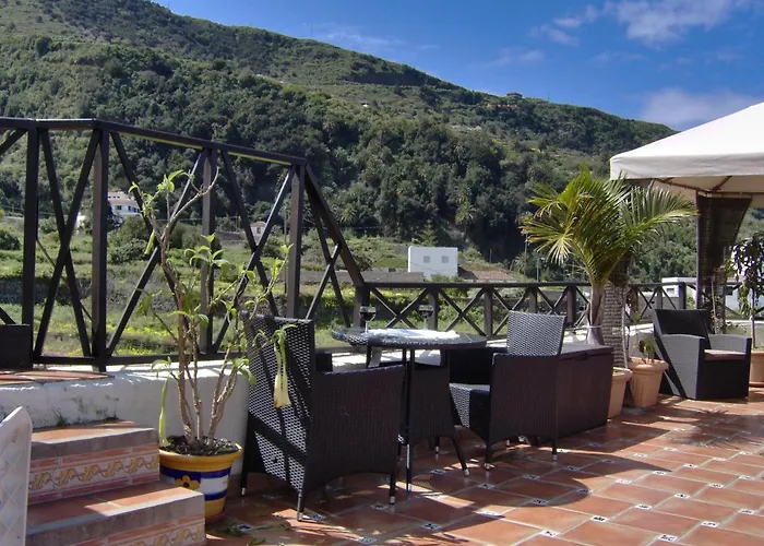 Mit Kleiner Innenhof-terrasse Im Rustikalen Stil アパート イコー・デ・ロス・ビノス